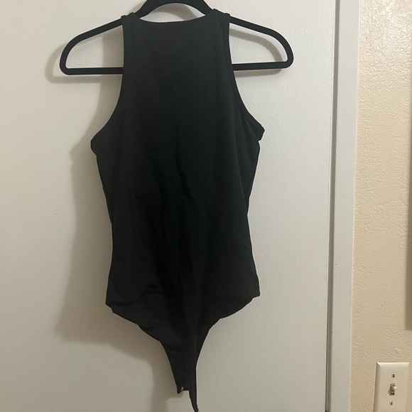 Klassy Network Deep V Long Sleeve Ribbed Bramisuit - Picture 4 of 6